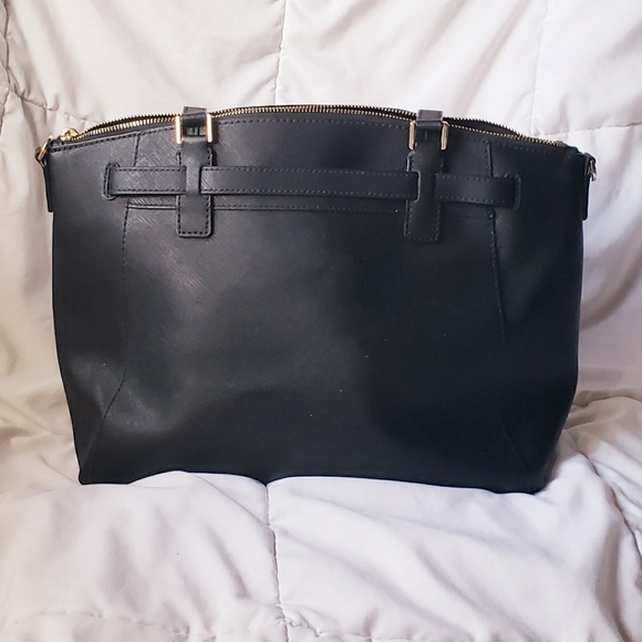 Micheal Michael Kors Hamilton Traveler Black Bag - Picture 2 of 11